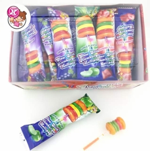 Glow Stick Hamburger Lolly Pup